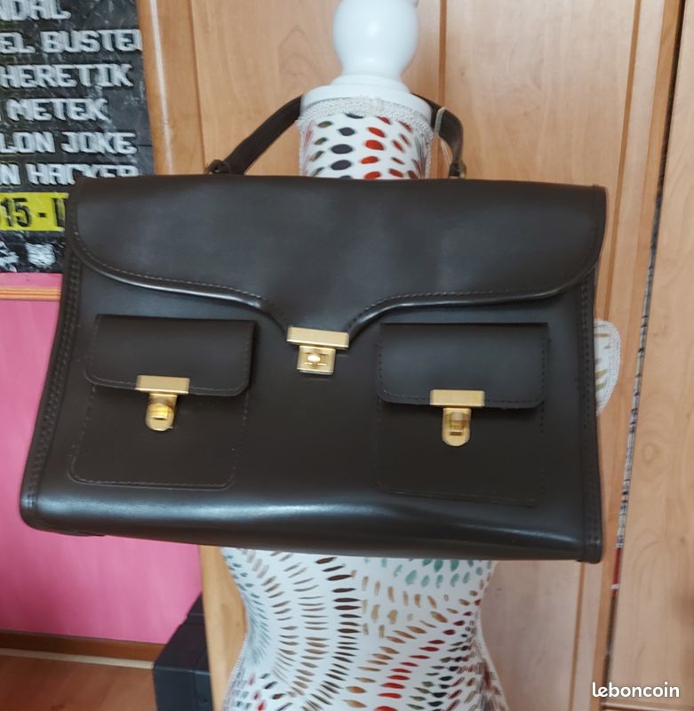 Cartable ou sac à main Griffine neuf des années 1970 vintage