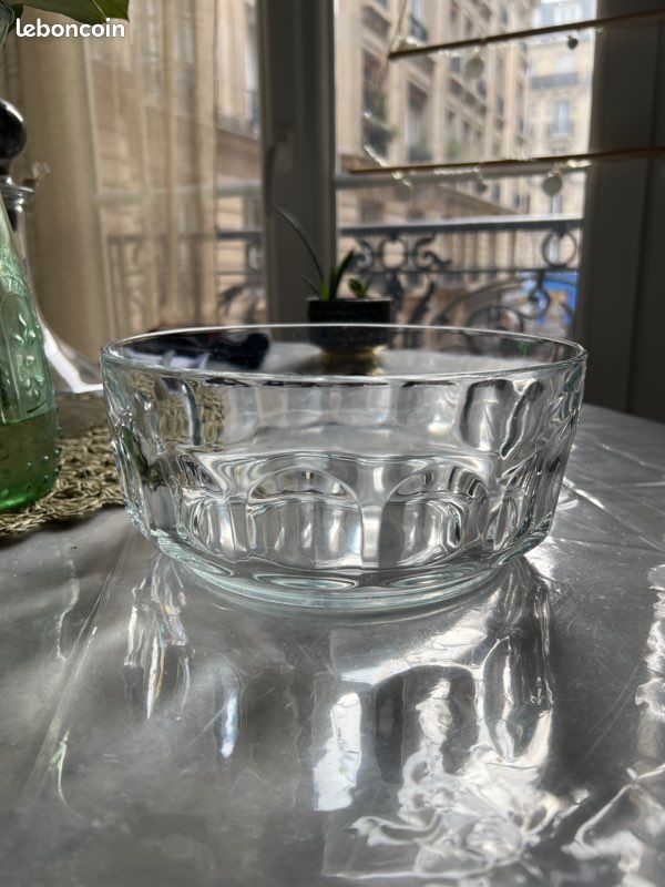 Saladier En Verre Arcoroc 22cm - Transparent - Passe Au Lave-vaisselle