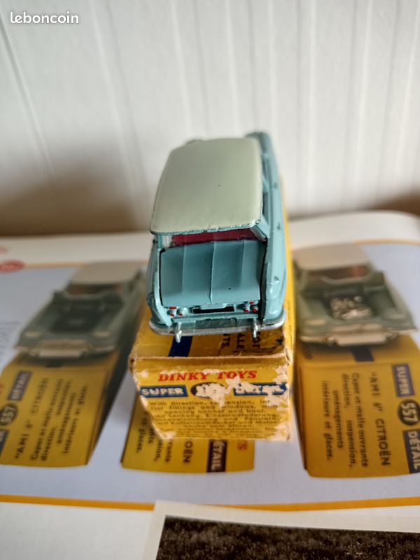 Dinky Toys Ancienne – Citroën 3 CV Ami 6, N°557, Bon état, Sans Boîte