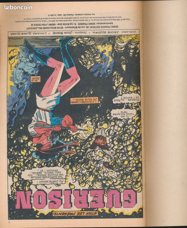 Livre serval (wolverine) n°12, semic france, version intégrale, 1991, comme neuf (image 3)