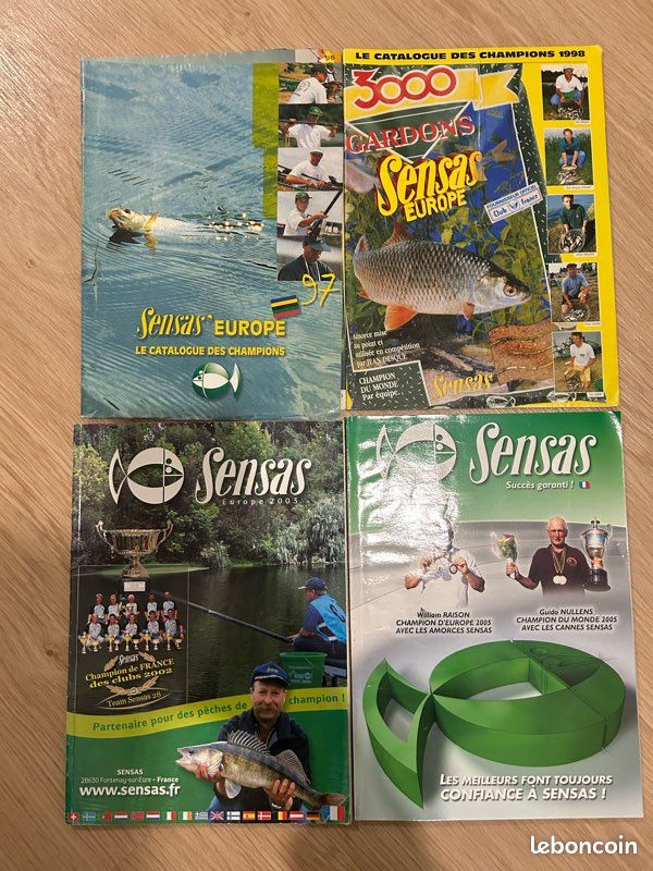 A VOIR !!! ANCIEN CATALOGUE MATERIEL DE PÊCHE  SENSAS  1999