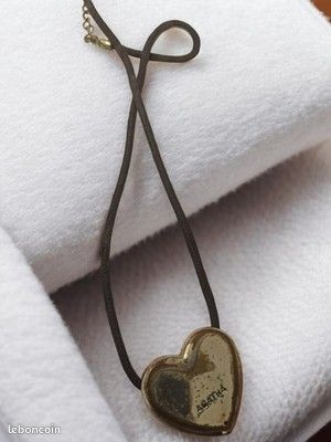 Collier Vintage Agatha – Cœur Fantaisie – Bijou Rétro Occasion Pour Femme – Style Ancien, Français