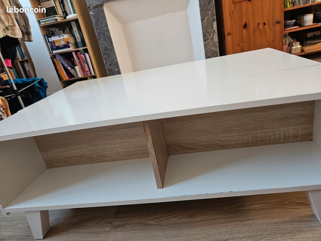 Table basse relevable (image 1)
