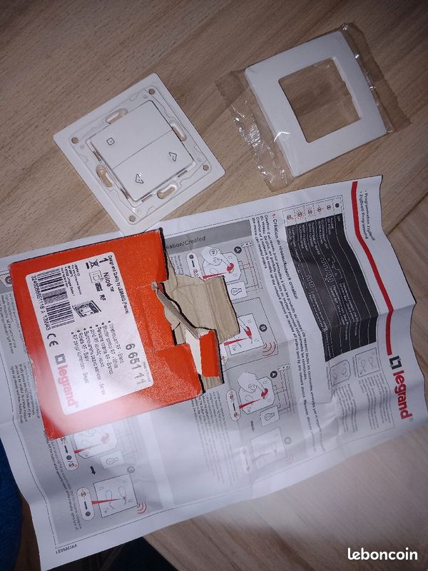 Legrand NILOE 665111 - Interrupteur émetteur Récepteur Radio Volet roulant (image 3)