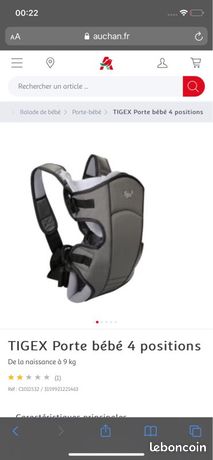 Porte Bebe Et Echarpe De Portage Tigex D Occasion Annonces Equipement Bebe Leboncoin Page 8