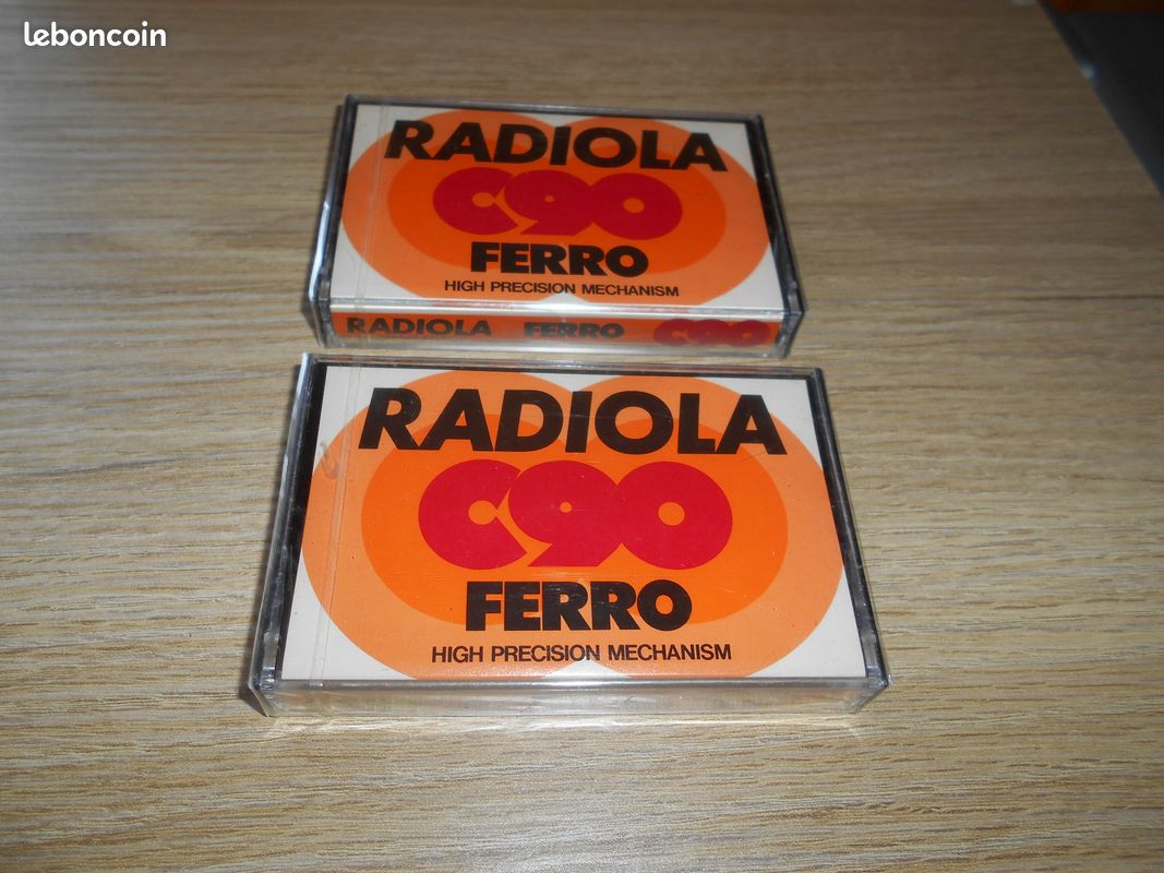 Lot de 2 k7audio RADIOLA C90 FERRO sous blister (image 1)