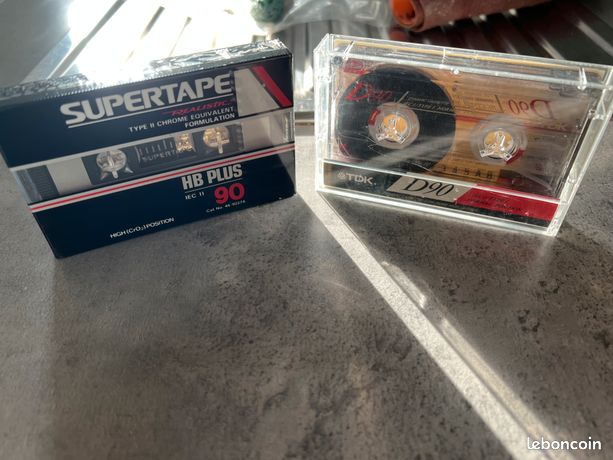 Lot De 3 Cassettes Audio Vierges EXEL Chrome 60 Min – Sous Blister
