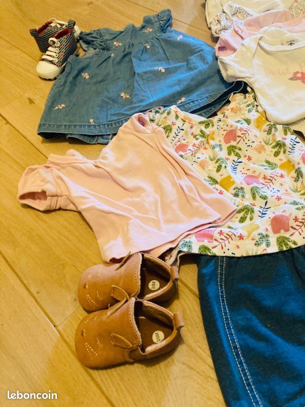 Vêtements bébé 0/3mois fille été (image 5)