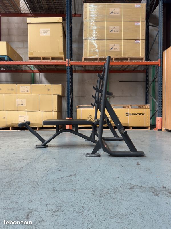 Olympic Flat Bench 1FE203 Fit Evo Panatta occasion machine musculation libre Olympic Flat Bench banc développé couché olympique plat droit chest press presse pectoraux professionnel (image 2)