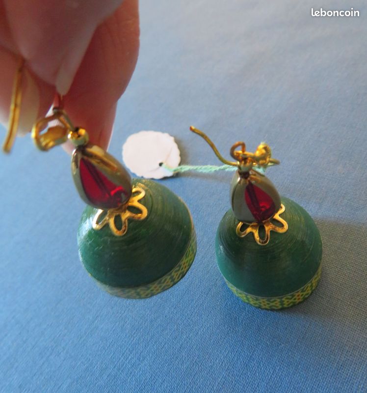 Boucles d'oreilles indiennes (image 3)