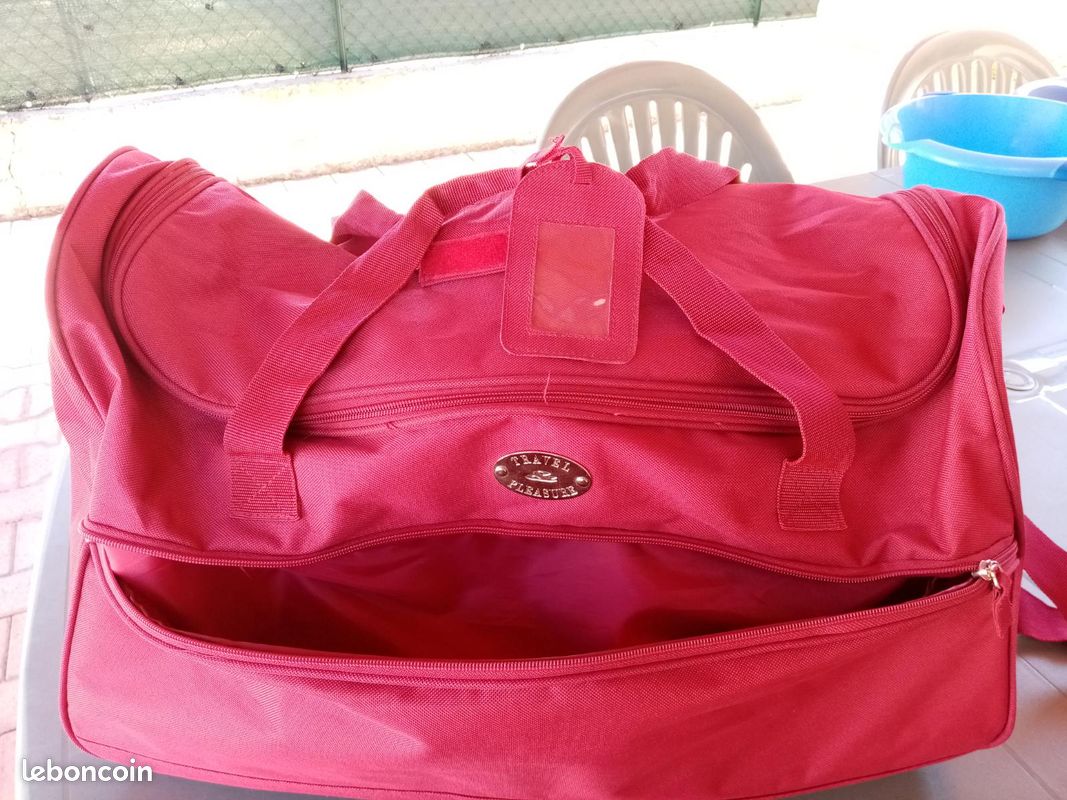 Sac de voyage rose (image 2)