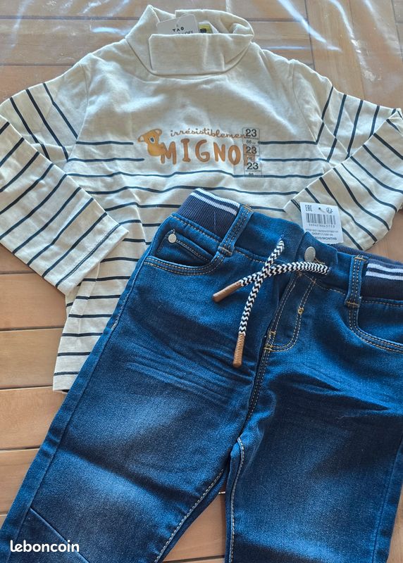 NEUFS🌵🌴💙 ensemble 23mois Garçon 🌴🌵💙 (image 1)