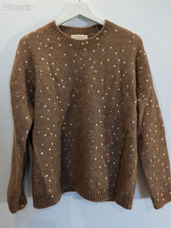 Pull Ludivine Sezane, laine kid Mohair, sold out taille S (image 1)