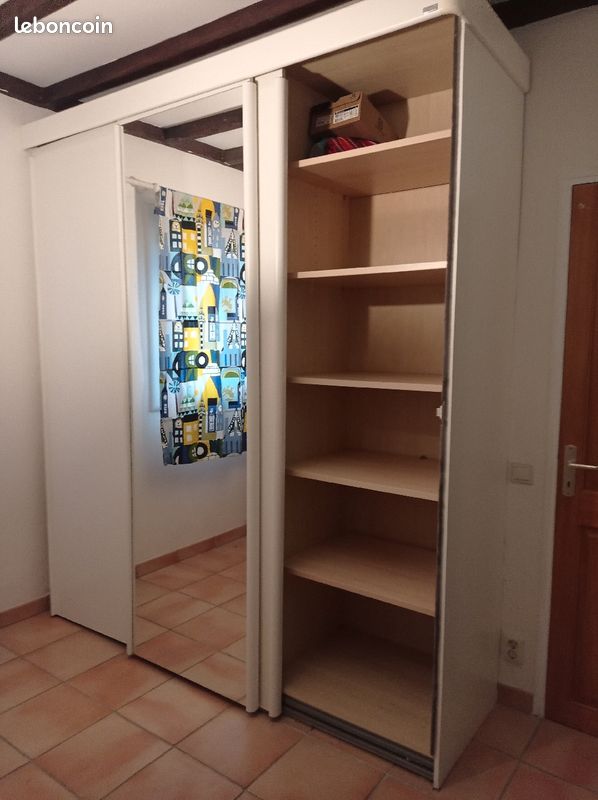 Grande penderie / dressing / armoire avec miroir (image 1)