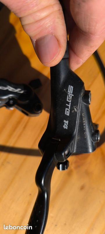 Frein VTT Slate T4 - levier gauche - durite 1900mm - noir