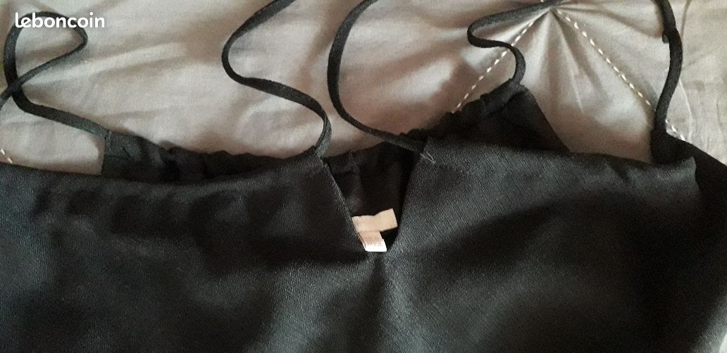 Robe Zara Velours Violet Taille 34/XS - Occasion Très Bon état, Longueur Mini