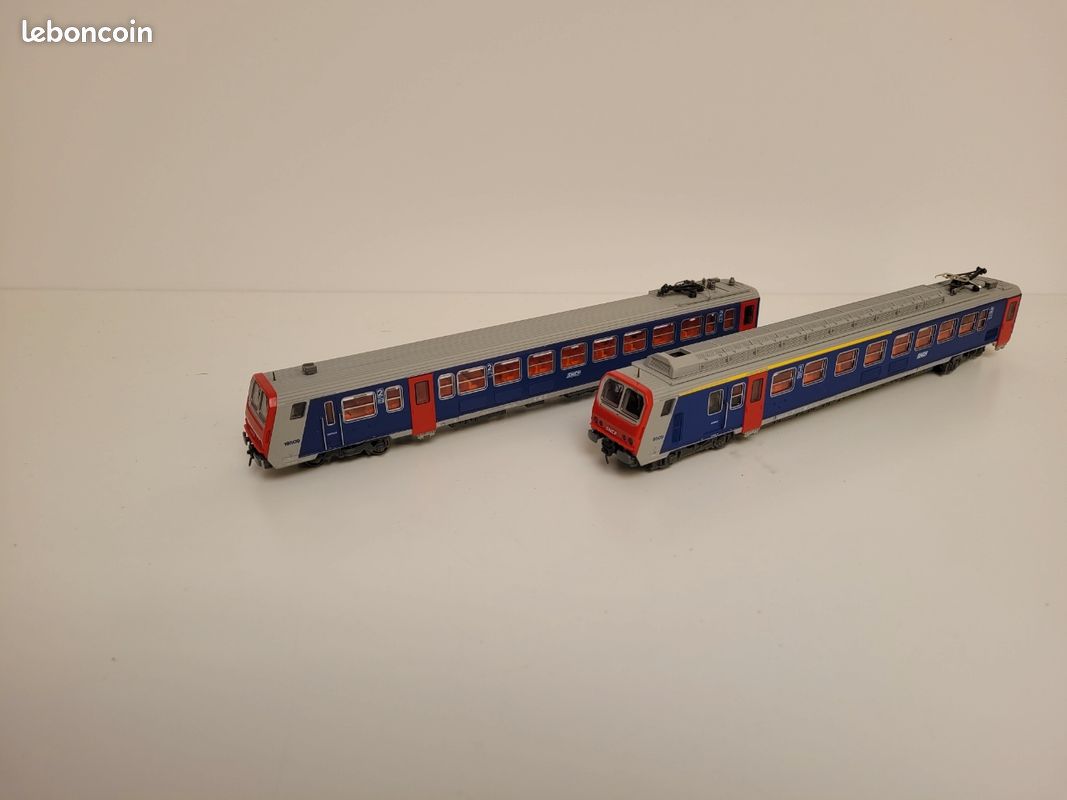 Train wagon N°8622 automotrice Z2 Jouef Ho (image 5)