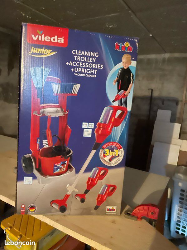 Set de ménage + aspirateur balai vileda (image 1)