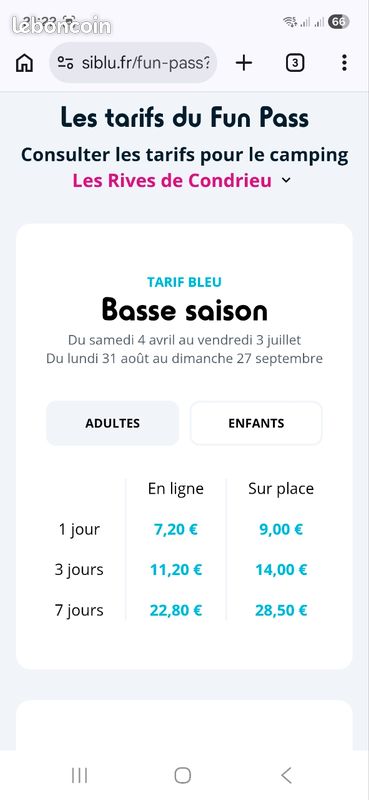 Location mobil-home camping Siblu Condrieu (image 12)