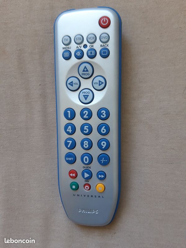Télécommande Originale PHILIPS D'occasion - Fonctionnelle, Avec Pointeur - Portée 5-10m - Voir Photos Pour Le Modèle Exact