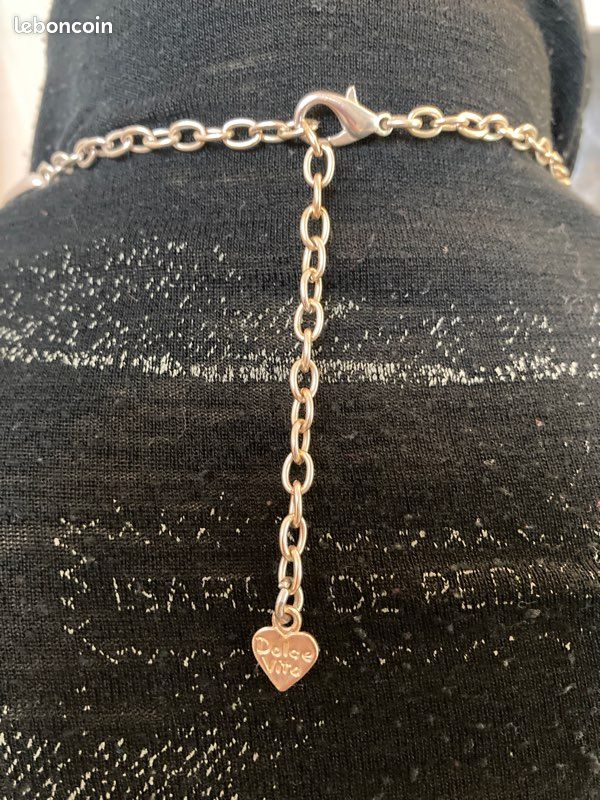 Collier Dolce Vita - Breloque Argentée, Neuf Avec étiquettes Et Emballage D'origine