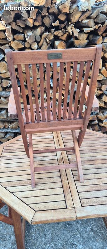Table en teck + 6 chaises (image 10)
