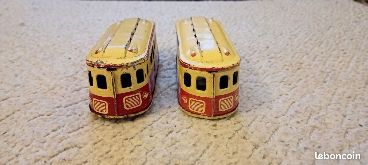 jouet mécanique ancien tôle Joustra Autorail SNCF • EUR 100,00