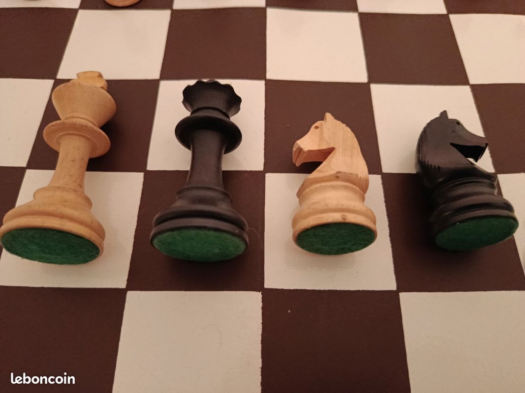 Jeu D'échecs Chavet 101/6 - Taille 6, Roi 94 Mm - Modèle B210 - Couleur Verte