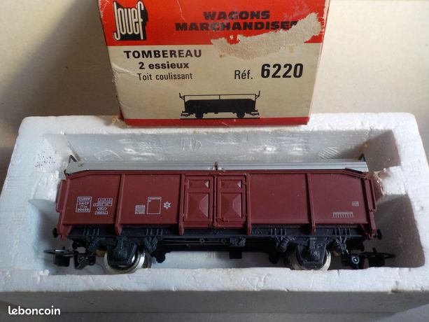 Lot De 4 Wagons Tombereau Jouef HO Ref 36.37.38.39 - Échelle HO - Occasion