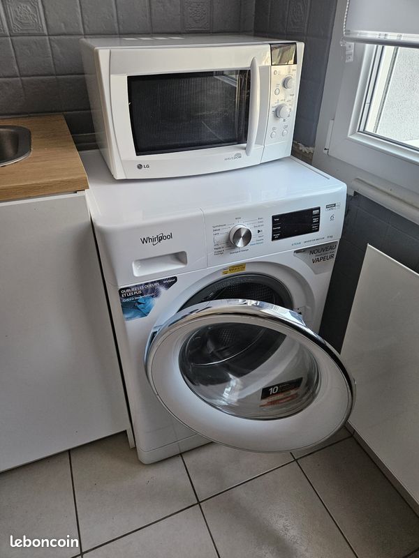 Lave-linge Whirlpool 9 kg FreshCare+ (Vapeur) (image 2)