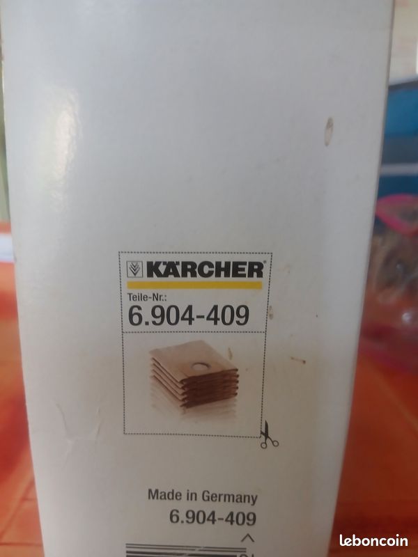 Sac et filtre aspirateur karcher x 5 dans la boite (image 2)
