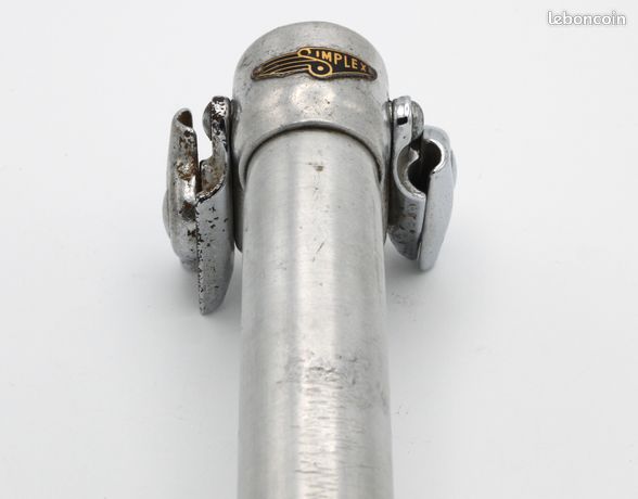 Tige De Selle Vélo Vintage Acier - Diamètre 25 Mm - Pour Vélo Route/Course
