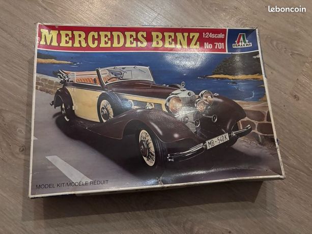 Italeri 1:24 MERCEDES BENZ 540K KIT A MONTER COMPLETE NEUF