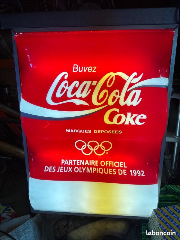 K-WAY Coca Cola J.O. Albertville 1992 – Veste Vintage France – Taille XL
