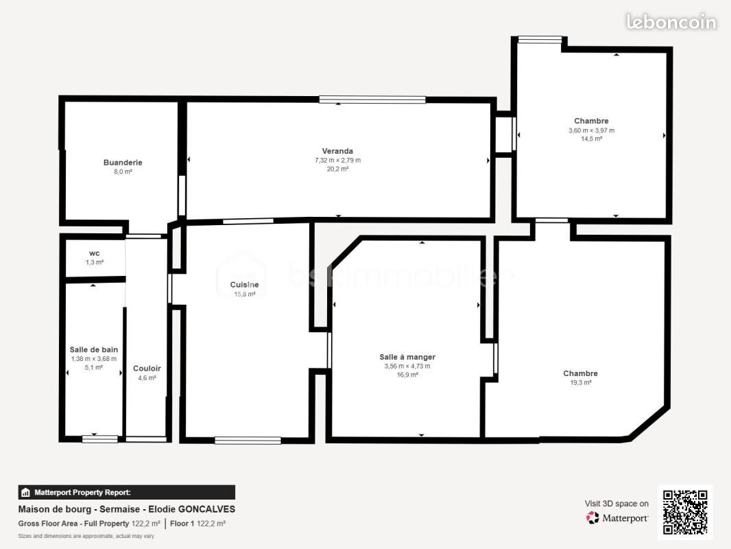 Maison 3 pièces 100 m² (image 16)