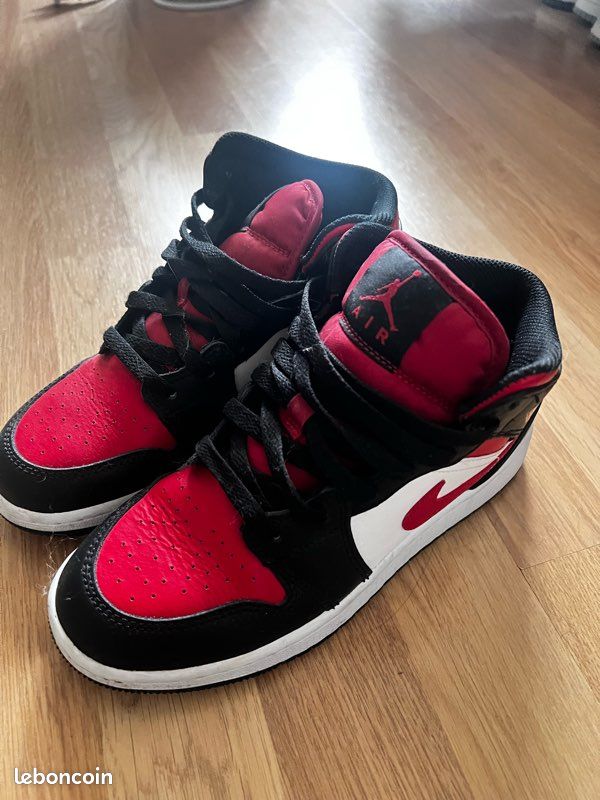 Jordan Shoes Air Jordan Mid Bred Toe Femme Chaussures Femme Nike