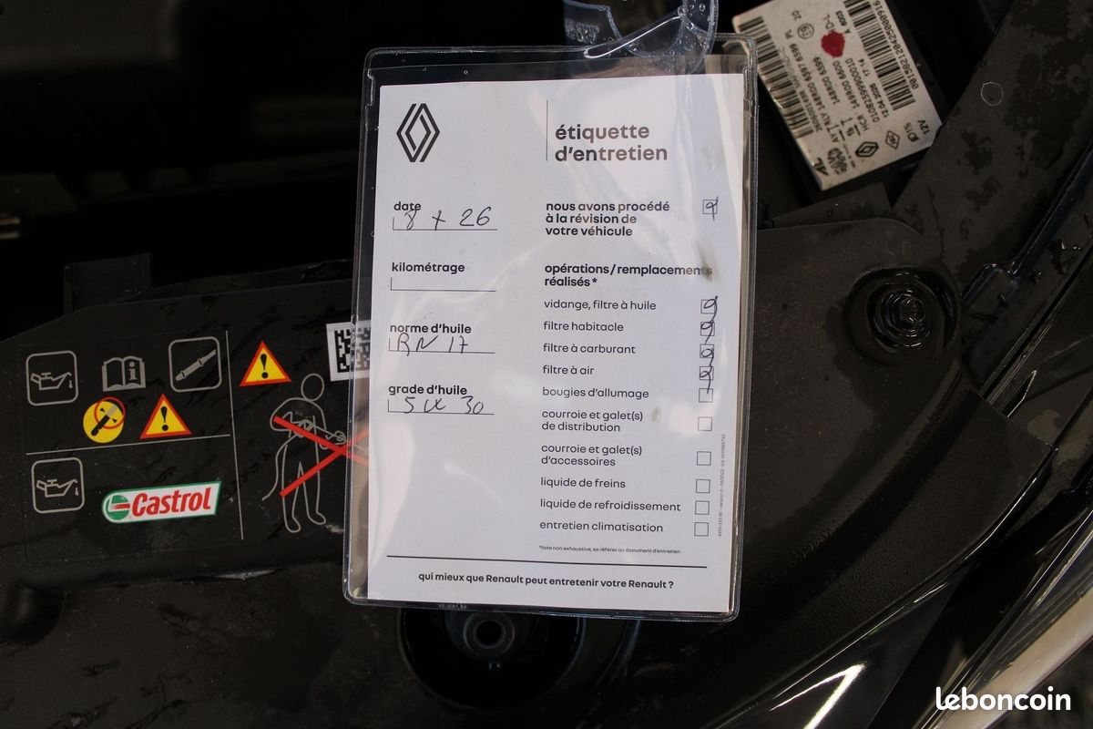 Renault CLIO VI EVOLUTION DIESEL BLUEDCI 100 CV BOITE 6V CAMÉRA USB GPS LINK MÉDIA FULL LEDS ABS (image 14)