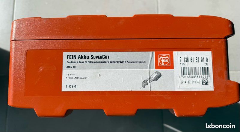 Multitool professionnel Fein + 2 batteries (image 3)