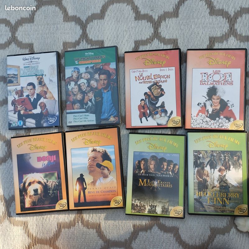 Lot 8 DVD films disney (image 1)