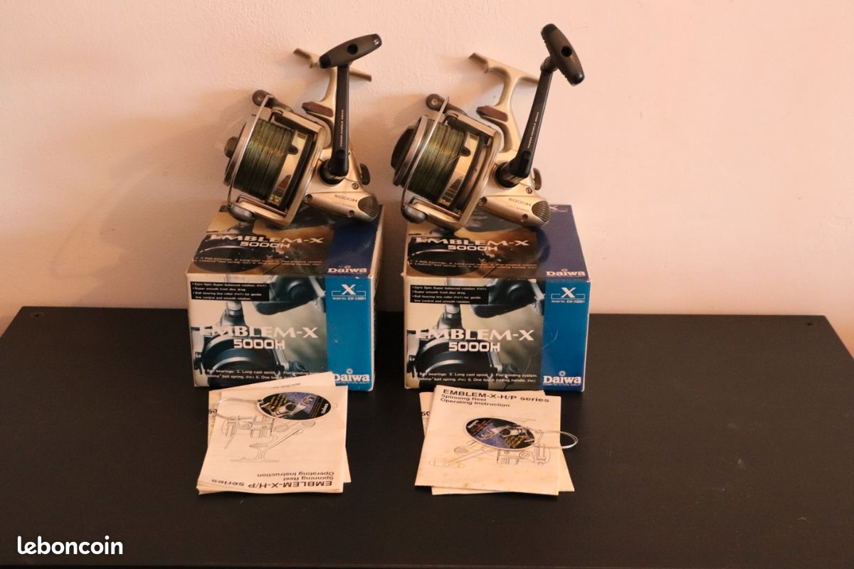 2 moulinets Daiwa emblem x 5000 h (image 1)