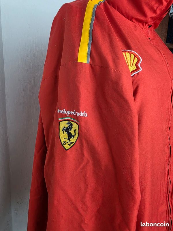 Veste crazy jacket réversible Ferrari Shell collector formule 1 vintage 90's taille XL/XXL (image 7)