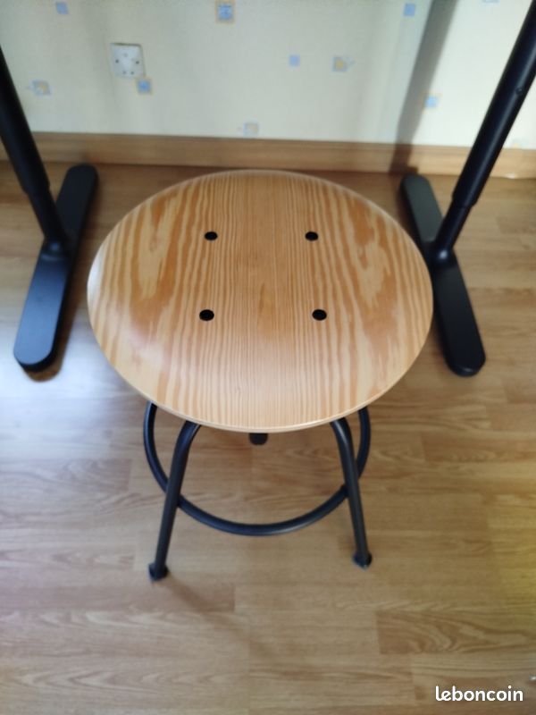 Table de travail et son tabouret (image 4)