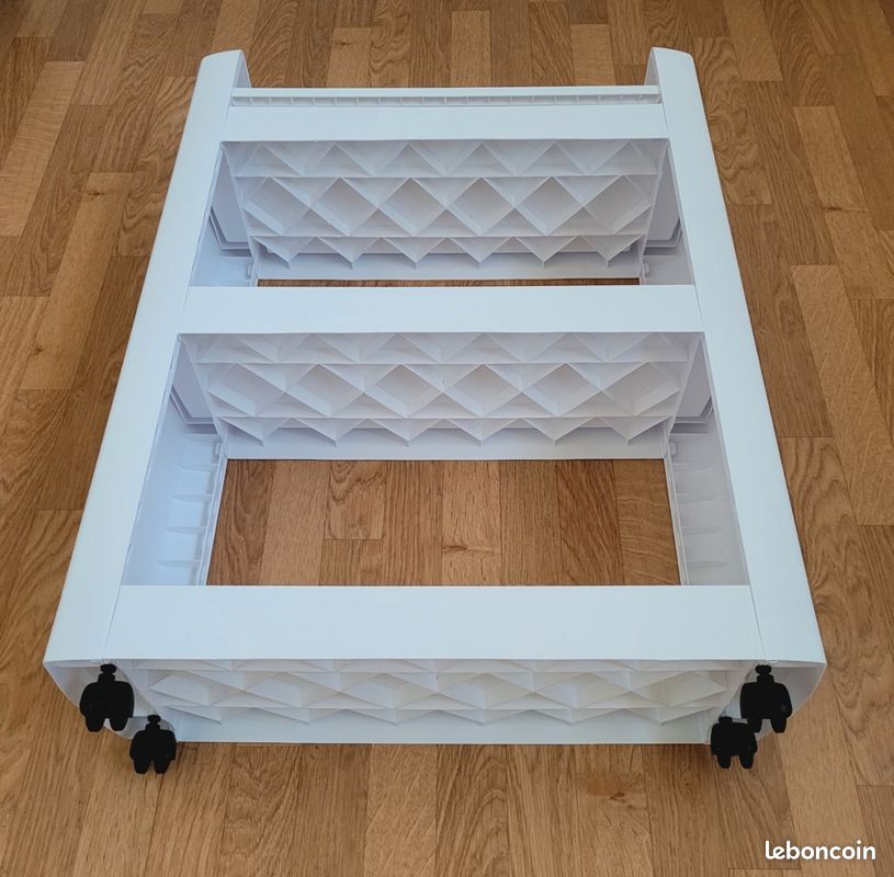 Desserte à roulettes blanche (image 13)