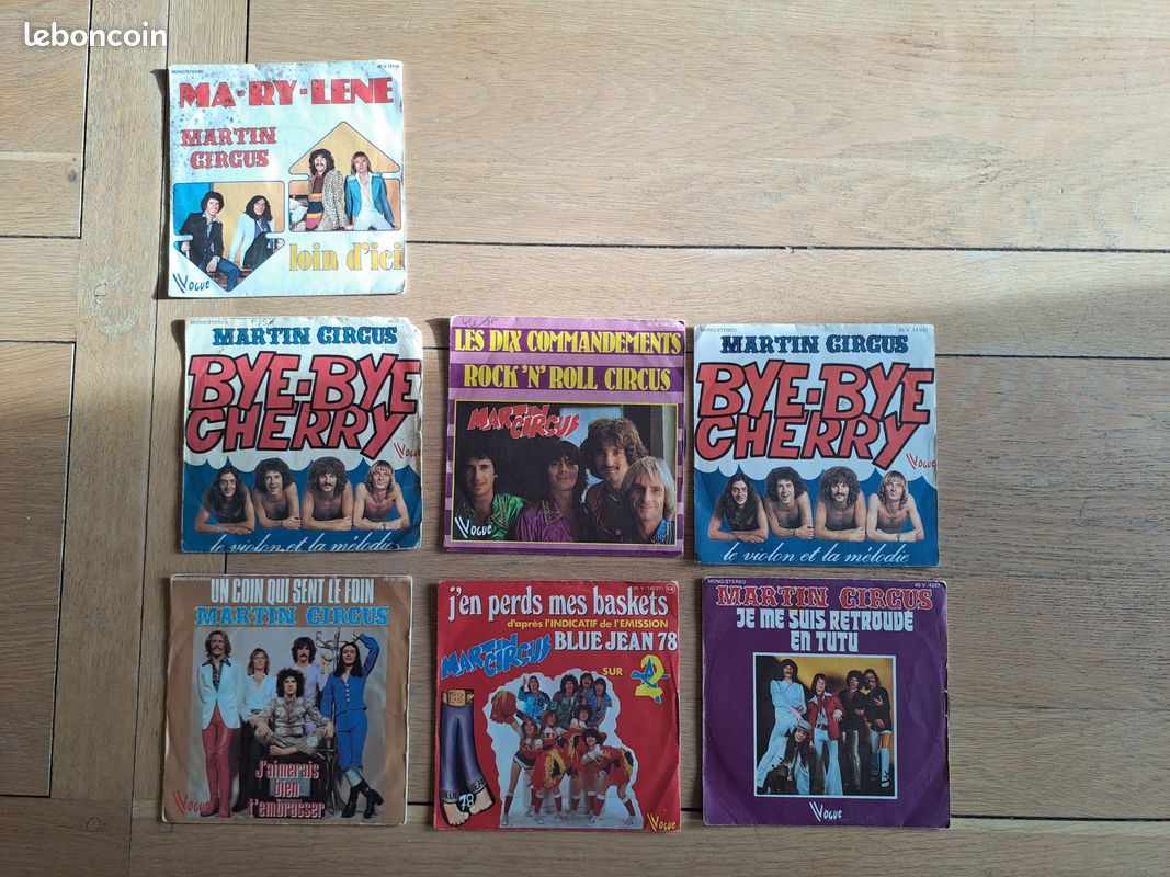 Disques 45 T martin circus (image 1)
