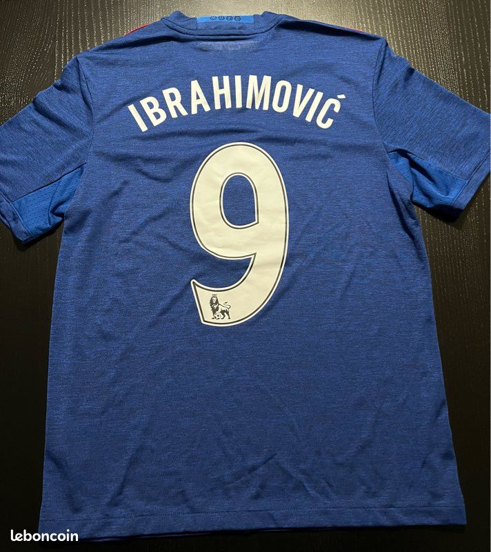 Maillot Adidas Manchester United Domicile 2016/17, Ibrahimovic, Homme, Taille S