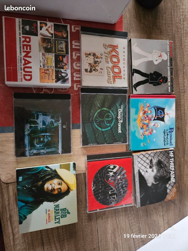 Cds divers renaud Doors bob marley etc (image 1)