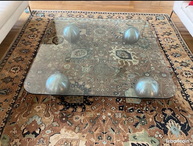 Table base en verre (image 1)