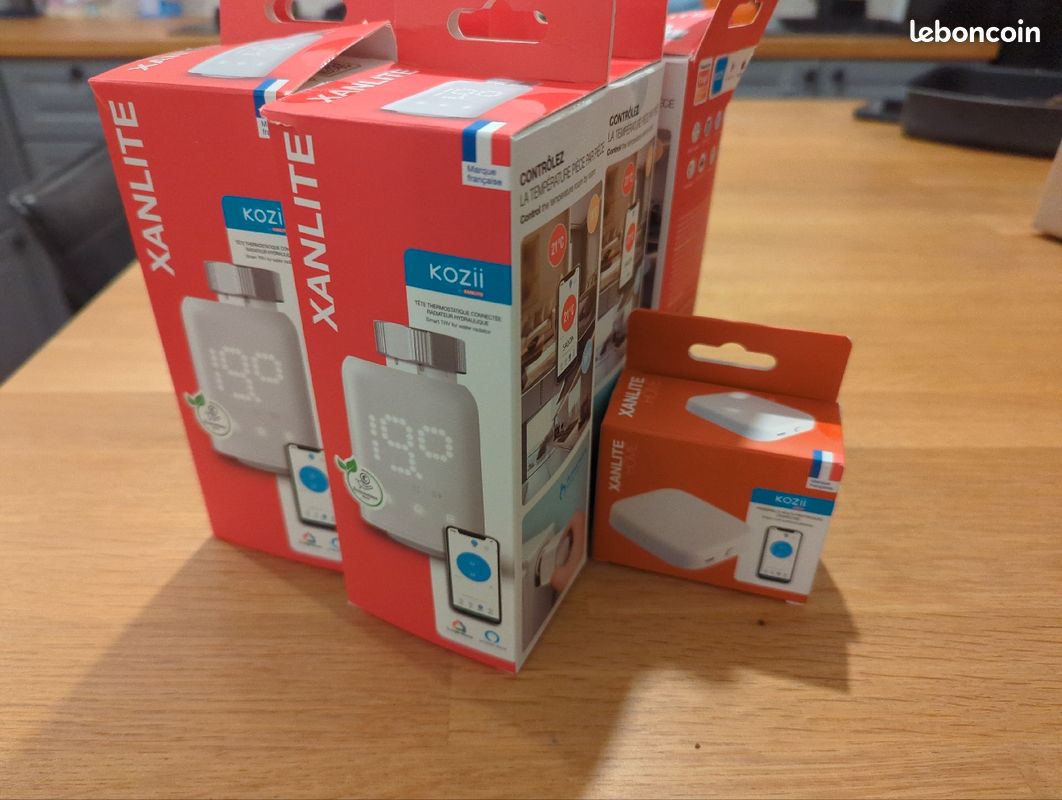 Tête thermostatique Xanlite KOZII + passerelle (image 1)