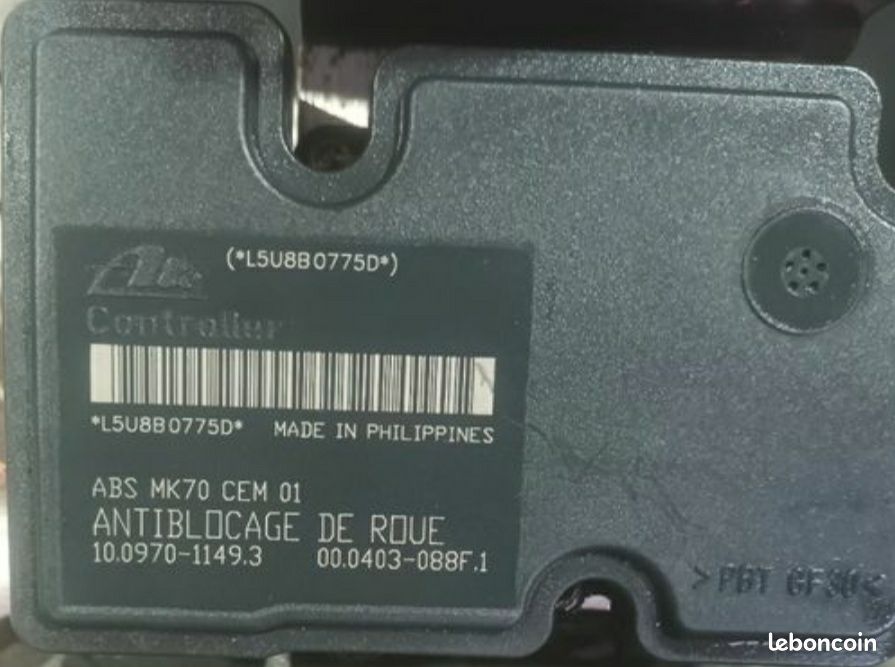 Bloc abs 206 module boitier pompe abs 206 ref 9659136980 10.0207-0130.4 ...