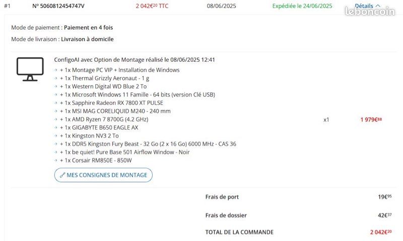 Pc Gaming - setup complet (image 2)